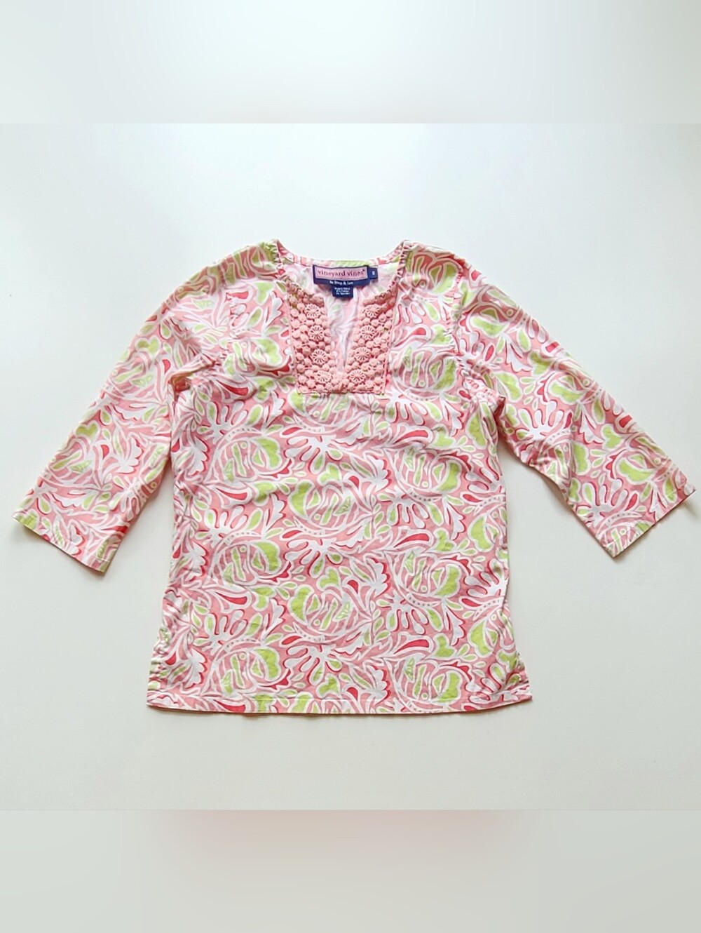 Vineyard Vines Cotton Tunic Shirt Girls Size Small